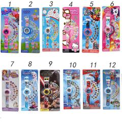 Đồng Hồ LED Chiếu Sáng 3D Hình Hello Kitty & Doraemon - 20 Mẫu Hình Dễ Thương Cho Trẻ Em - Quà Tặng Độc Đáo