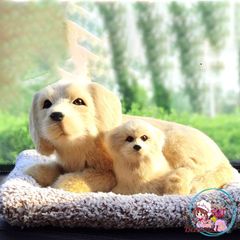 Gấu Bông Chó Mèo Than Hoạt Tính - Hút Mùi và Lọc Không Khí Trang Trí Ô Tô, Kích Thước 28x20cm, Đáng Yêu và Thú Vị