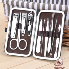 Bộ Dụng Cụ Làm Móng 7 Món Chăm Sóc Cá Nhân - Thép Chống Gỉ, Tiện Lợi Cho Móng Tay, Chân Đẹp Tự Nhiên