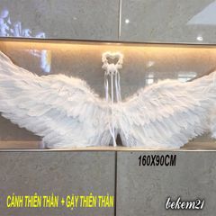 Cánh Thiên Thần Cosplay 160CM x 90CM - Cánh Lông Giả Đẹp Cho Người Lớn và Trẻ Em - Đồ Hóa Trang Tiệc Tùng Thời Trang Nữ