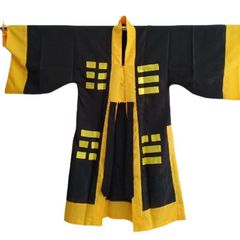 Trang phục Pháp sư Đạo Sĩ Lâm Chánh Anh - Áo Dài, Mũ & Bùa Tinh Tế Nhiều Màu Sắc cho Cosplay và Tiệc Hóa Trang