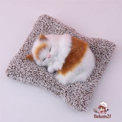 Thú Bông Chó Mèo Than Hoạt Tính Trang Trí Ô Tô - Cún Lưng Đen Giúp Khử Mùi, Hút Ẩm 28x20cm