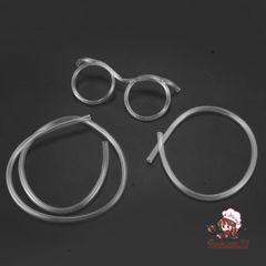 Ống Hút Kính Đeo Mắt Trong Suốt - Phụ Kiện Vui Nhộn Cho Đồ Uống - 65cm, Thiết Kế Độc Đáo Chia Sẻ Niềm Vui