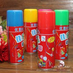Bình Xịt Dây Nhiều Màu 288ml - Công Cụ Tiệc Tùng An Toàn Cho Sinh Nhật và Giáng Sinh, Màu Đỏ, Hồng, Xanh, Vàng, Xanh Dương