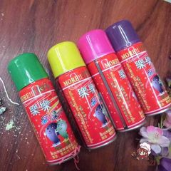 Bình Xịt Dây Nhiều Màu 288ml - Công Cụ Tiệc Tùng An Toàn Cho Sinh Nhật và Giáng Sinh, Màu Đỏ, Hồng, Xanh, Vàng, Xanh Dương