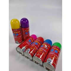 Bình Xịt Dây Nhiều Màu 288ml - Công Cụ Tiệc Tùng An Toàn Cho Sinh Nhật và Giáng Sinh, Màu Đỏ, Hồng, Xanh, Vàng, Xanh Dương