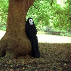 Bộ trang phục cosplay Vô Diện - Áo, bao tay, mặt nạ màu đen/tím cho fan anime - Thời trang lễ hội dành cho trẻ em và người lớn