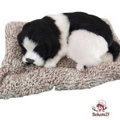 Gấu Bông Chó Mèo Có Tiếng - Nhồi Than Hoạt Tính Khử Mùi, Trang Trí Xe Ô Tô, Phòng Ngủ, Quà Tặng Cho Trẻ Em, Kích Thước 28x20cm