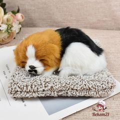 Gấu Bông Chó Mèo Có Tiếng - Nhồi Than Hoạt Tính Khử Mùi, Trang Trí Xe Ô Tô, Phòng Ngủ, Quà Tặng Cho Trẻ Em, Kích Thước 28x20cm