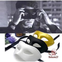 Mặt Nạ Dạ Hội Nam Cổ Điển - Masquerade Prom Đẳng Cấp, Phụ Kiện Tiệc Tối Sang Trọng Cho Quý Ông