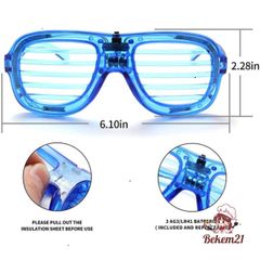 Kính Mát LED Phát Sáng Độc Đáo Cho Lễ Hội, Tiệc Tùng - Gọng ABS PVC, Nhiều Chế Độ Ánh Sáng, Phụ Kiện Cosplay Halloween