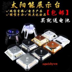 Bàn Xoay Chụp Ảnh 360 Độ Đường Kính 9cm - Thiết Bị Quay Video Sản Phẩm - Ánh Sáng Năng Lượng Mặt Trời, Tiết Kiệm Thân Thiện Môi Trường