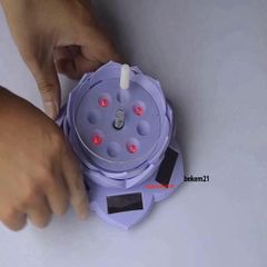 Bàn Xoay Chụp Ảnh 360 Độ Đường Kính 9cm - Thiết Bị Quay Video Sản Phẩm - Ánh Sáng Năng Lượng Mặt Trời, Tiết Kiệm Thân Thiện Môi Trường