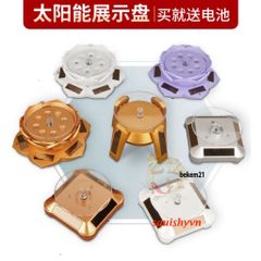Bàn Xoay Chụp Ảnh 360 Độ Đường Kính 9cm - Thiết Bị Quay Video Sản Phẩm - Ánh Sáng Năng Lượng Mặt Trời, Tiết Kiệm Thân Thiện Môi Trường