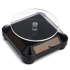 Bàn Xoay Chụp Ảnh 360 Độ Đường Kính 9cm - Thiết Bị Quay Video Sản Phẩm - Ánh Sáng Năng Lượng Mặt Trời, Tiết Kiệm Thân Thiện Môi Trường