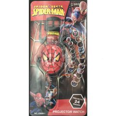 Đồng hồ điện tử 3D chiếu hình cho trẻ em - Ultraman, Người Nhện, My Little Pony - Quà tặng dễ thương cho bé gái và bé trai
