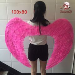Đôi Cánh Thiên Thần Lông Vũ Màu Sắc - Đạo Cụ Hóa Trang Halloween Cho Trẻ Em và Người Lớn, Cosplay Độc Đáo
