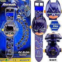 Đồng Hồ Chiếu Hình 3D Avengers - Đội Trưởng Mỹ, Người Nhện, Thor, Batman, Elsa, Siêu Nhân - Quà Tặng Đáng Yêu Cho Bé Gái Và Bé Trai