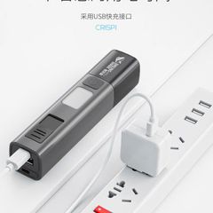 Đèn Pin SMILING SHARK Siêu Sáng SD-1017S Mini Chống Nước, Sạc USB - Đèn Cắm Trại, Đèn Khẩn Cấp, Đèn Để Đi Phượt