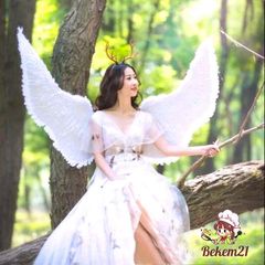 Cánh Thiên Thần Cosplay Trắng Đẹp – Đạo Cụ Hóa Trang Tiệc Tùng Cho Trẻ Em và Người Lớn, Phù Hợp Với Nhiều Dịp Lễ Hội