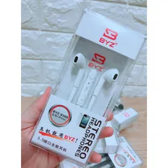 Tai Nghe Chính Hãng BYZ S389 - Thiết Kế Thời Trang, Chống ồn 80%, Âm thanh Chất lượng Cao, Tương thích với Smartphone, MP3, Laptop