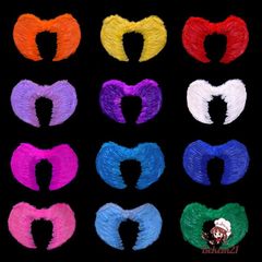 Cánh Thiên Thần Hóa Trang Trẻ Em - Cánh Vũ Lông Nhẹ Để Biểu Diễn, Cosplay và Tiệc Tùng - Màu Trắng, Đen, Đỏ, Hồng