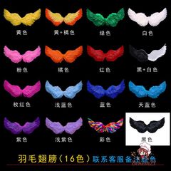 Cánh Thiên Thần Hóa Trang Trẻ Em - Cánh Vũ Lông Nhẹ Để Biểu Diễn, Cosplay và Tiệc Tùng - Màu Trắng, Đen, Đỏ, Hồng