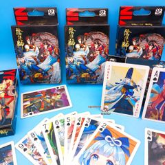 Bộ Bài Poker Hoạt Hình Dễ Thương Âm Dương Sư - Quà Tặng Cho Học Sinh 52 Lá Thẻ Bài Nổi Tiếng Manga & Anime