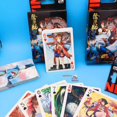 Bộ Bài Poker Hoạt Hình Dễ Thương Âm Dương Sư - Quà Tặng Cho Học Sinh 52 Lá Thẻ Bài Nổi Tiếng Manga & Anime