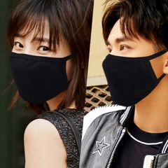 Khẩu Trang Chống Bụi Vải Cotton Đen In Hình EXO, BTS, Hacker - Phong Cách Thời Trang, Dành Cho Nam Nữ