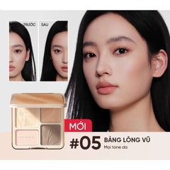 Bảng Phấn Highlight & Tạo Khối 4 Ô Judydoll - Chống Nước, Lâu Trôi, Mịn Nhẹ, Trang Điểm Chuyên Nghiệp, Dễ Sử Dụng cho Da Châu Á