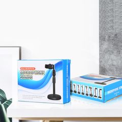 Giá Đỡ Điện Thoại Để Bàn Chân Đế P7DC01 - Kẹp Điện Thoại Livestream, Quay Video Cao Cấp, Điều Chỉnh Chiều Cao 25-35cm