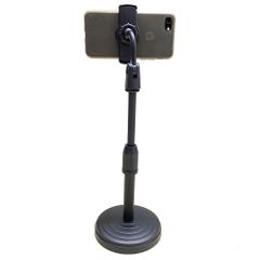 Giá Đỡ Điện Thoại Để Bàn Chân Đế P7DC01 - Kẹp Điện Thoại Livestream, Quay Video Cao Cấp, Điều Chỉnh Chiều Cao 25-35cm