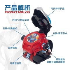 Đồng Hồ Kỹ Thuật Số Siêu Anh Hùng Cho Trẻ Em - Batman, Frozen, Ultraman, Người Nhện, Captain America - Đồng Hồ Thời Trang LED Thể Thao