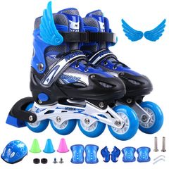 Giày Trượt Patin Phát Sáng Sport Trẻ Em - Batin QF Thế Hệ Mới, Nhiều Màu, Kèm 2 Thanh Cờ Lê Tháo Lốp - Giày Trượt An Toàn, Thời Trang