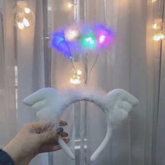 Băng Đô Cài Tóc Sừng Tuần Lộc LED Phát Sáng - Phụ Kiện Thời Trang Hàn Quốc Độc Đáo Cho Các Dịp Tiệc Họp Mặt, Sinh Nhật