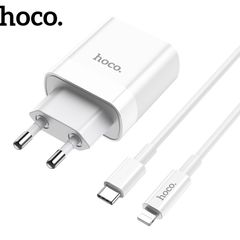 Bộ Sạc Nhanh Hoco DC36 Type-C - Củ Sạc 2.4A & Cáp Type-C Đến Type-C, Tương Thích Smartphone Và Thiết Bị Khác