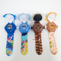 Đồng hồ hình chó cứu hộ chiếu 3D - Đồ chơi trẻ em Hello Kitty và Doraemon, thiết kế an toàn và đáng yêu cho bé