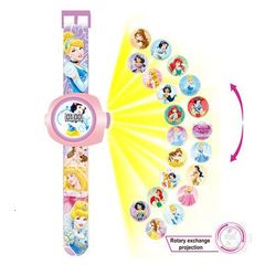 Đồng Hồ Chiếu Hình Lotso Disney Trẻ Em Chống Nước - Đồng Hồ Cổ Tay Thời Trang Dành Cho Bé - Quà Tặng Vui Nhộn
