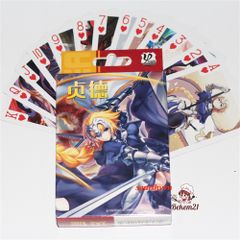 Bộ Bài 54 Lá Bài Joan of Arc - Fate/Grand Order - Quà Tặng Độc Đáo Cho Fan Anime và Game, Kích Thước 9cm x 6cm
