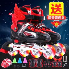 Giày Patin Trẻ Em Cao Cấp 2 Lớp Flash 8 Bánh Phát Sáng - Khung Hợp Kim Siêu Bền & FULL Bảo Hộ Tặng Kèm