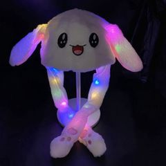 Nón Mũ Tai Thỏ Giật Kpop - Phụ Kiện TikTok Dễ Thương Cho Trẻ Em và Người Lớn, Thiết Kế Ấm Áp và Cá Tính
