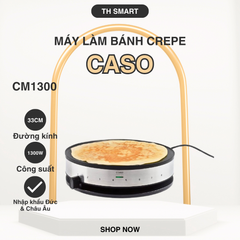 Máy Làm Bánh Crepe CASO CM1300 33cm - Thiết Bị Nướng Chuyên Nghiệp, Chống Dính, Điện 1300W, Dễ Dàng Sử Dụng Tại Nhà
