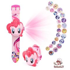 Đồng Hồ Điện Tử Chiếu Hình Kuromi My Melody Stellalou HelloKitty - 24 Mẫu Dễ Thương Cho Bé Gái, Quà Tặng Độc Đáo