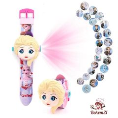 Đồng Hồ Điện Tử Chiếu Hình Kuromi My Melody Stellalou HelloKitty - 24 Mẫu Dễ Thương Cho Bé Gái, Quà Tặng Độc Đáo