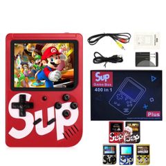 Máy Chơi Game Cầm Tay SUP 400 In 1 - trò chơi cổ điển Mario, Contra, nhiều màu sắc, hỗ trợ TV, quà tặng tuổi thơ tuyệt vời