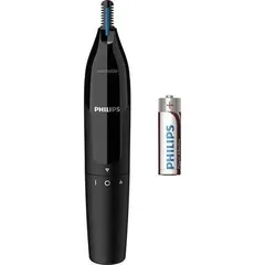 Máy Tỉa Lông Mũi Philips NT1650/16 - Thiết Bị Làm Đẹp Dễ Dàng, An Toàn, Chống Nước, Sử Dụng Pin AA, Bảo Hành 2 Năm