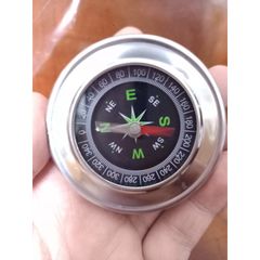La Bàn Bỏ Túi Phong Thủy Định Hướng Du Lịch - La Bàn Đa Năng Kim Loại Chắc Chắn 75mm, Tiện Ích Cho Phượt Thủ