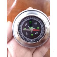 La Bàn Bỏ Túi Phong Thủy Định Hướng Du Lịch - La Bàn Đa Năng Kim Loại Chắc Chắn 75mm, Tiện Ích Cho Phượt Thủ