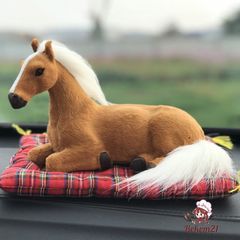 Chó Trắng Bông Thú Nuôi Đôi 99% Giống Thật - Lõi Than Hoạt Tính Khử Mùi, Tô Điểm Xe, Âm Thanh Mô Phỏng Như Thật